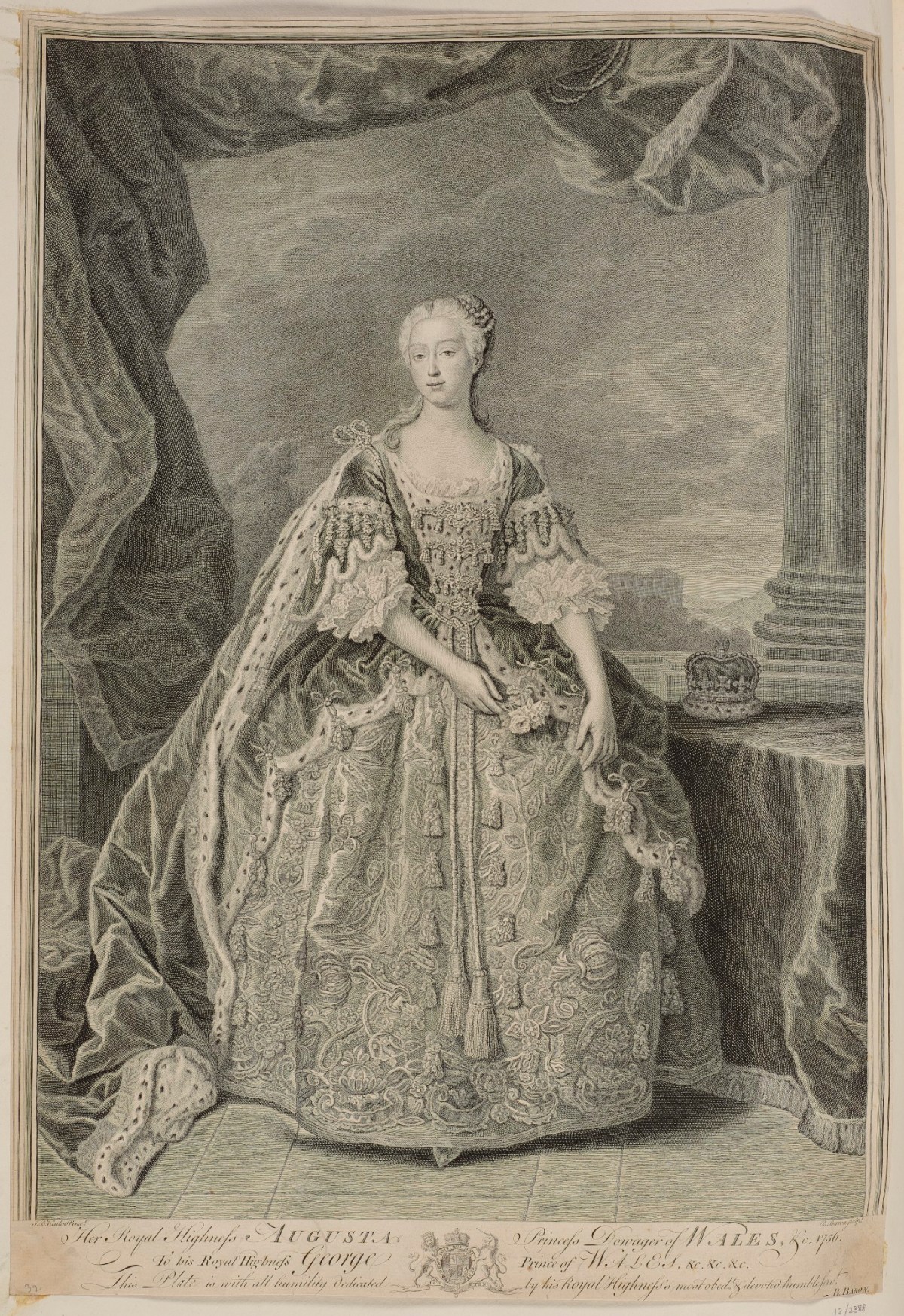 Jean-Baptiste van Loo, Augusta, princess of Wales