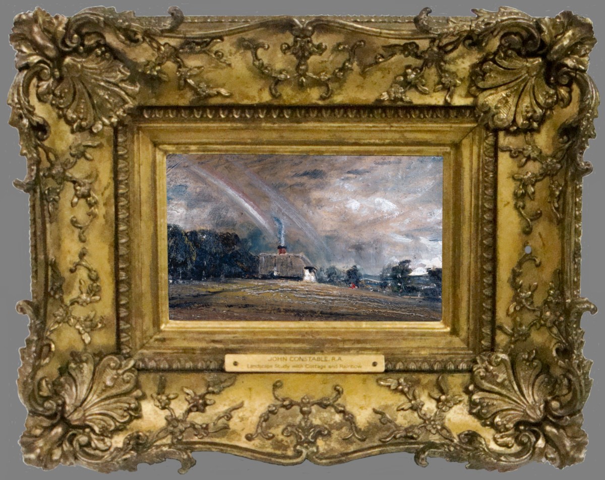 Unknown, Frame for John Constable RA 'Landscape Study: Cottage and Rainbow'