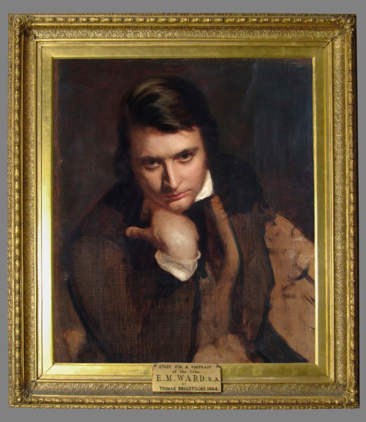 Unknown, Frame for Thomas Brigstocke 'Study for a Portrait of Edward Matthew Ward, R.A.'