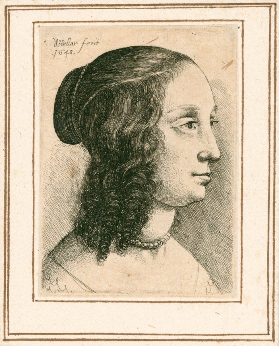 Wenceslaus Hollar, Portrait of a young woman