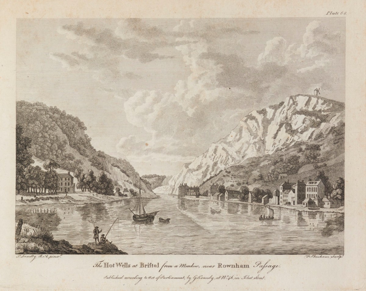 Paul Sandby RA, The Hot Wells at Bristol from a Meadow near Rownham Passage