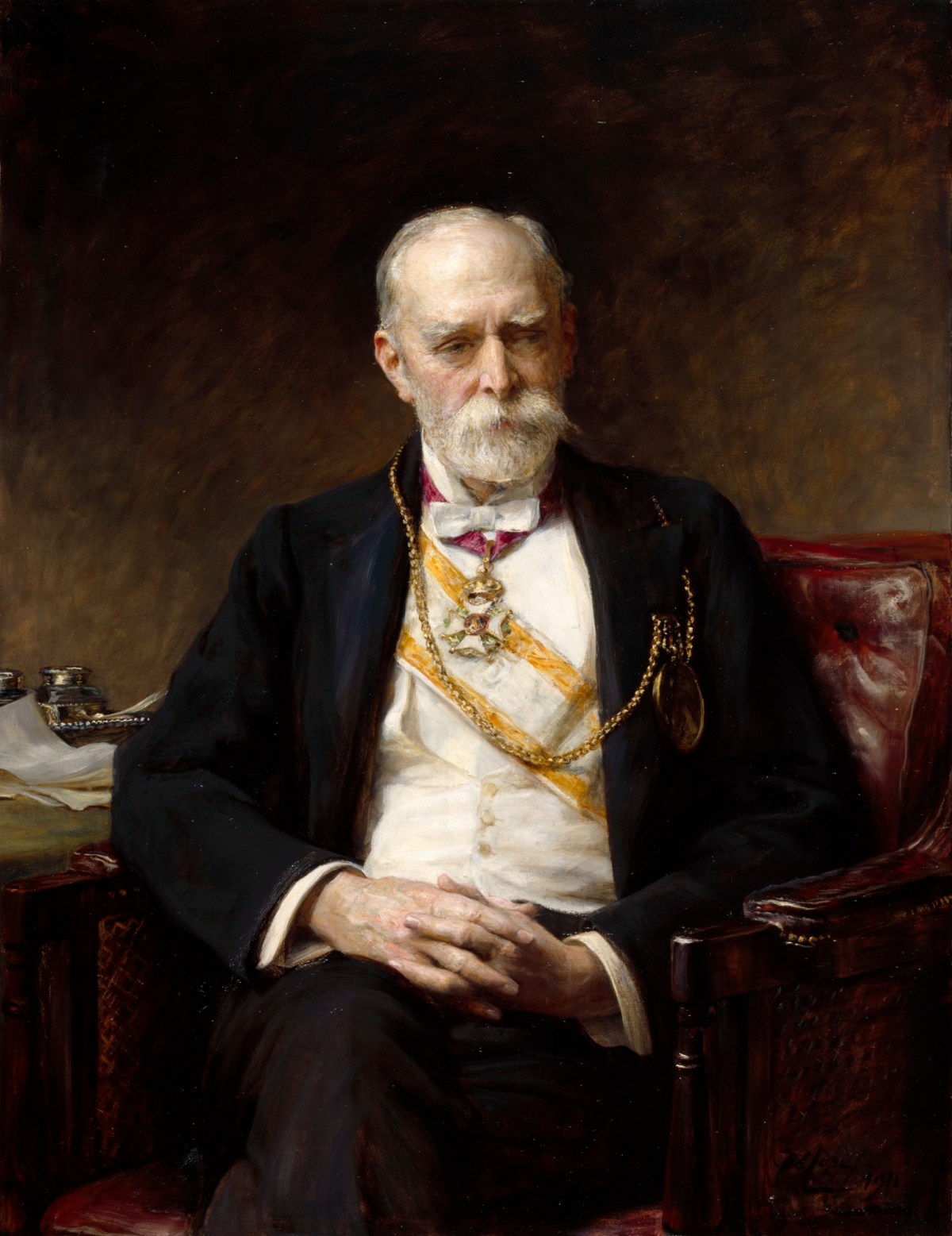 Sir Arthur Stockdale Cope RA, Portrait of Sir Edward Poynter, Bt., P.R.A