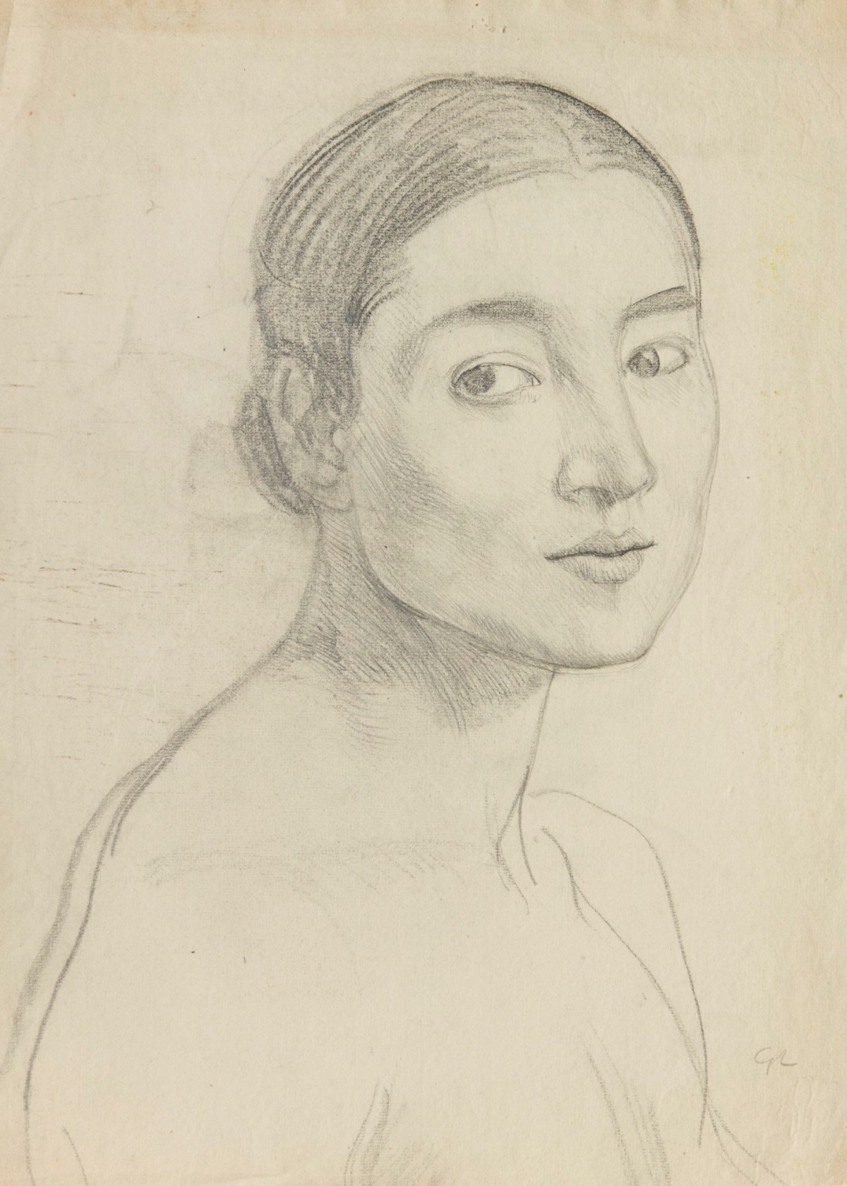 Sir George Clausen RA, Study for 'A Dancer'