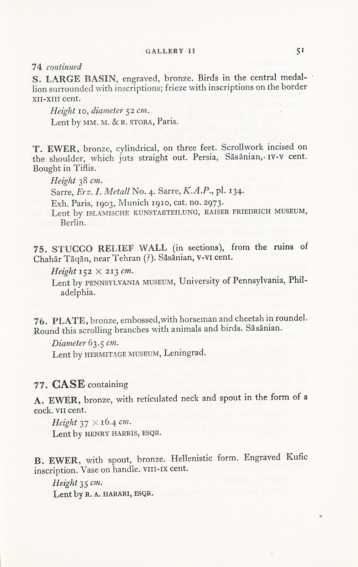 Page 79 of 1931 - International Exhibition of Persian Art