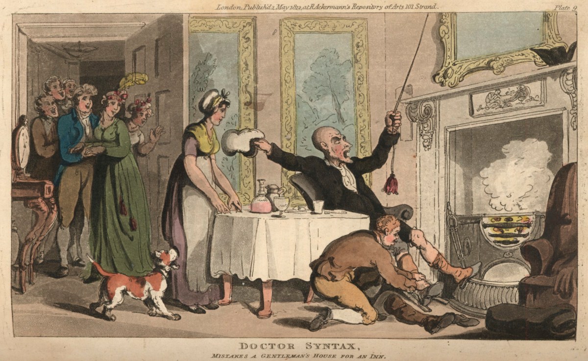 Thomas Rowlandson, Doctor Syntax mistakes a gentleman's house for an inn