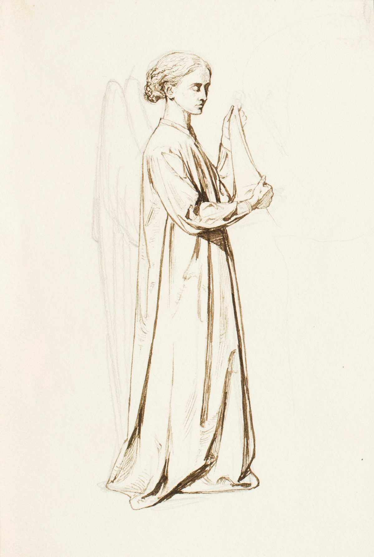 Henry Hugh Armstead RA, An angel holding drapery