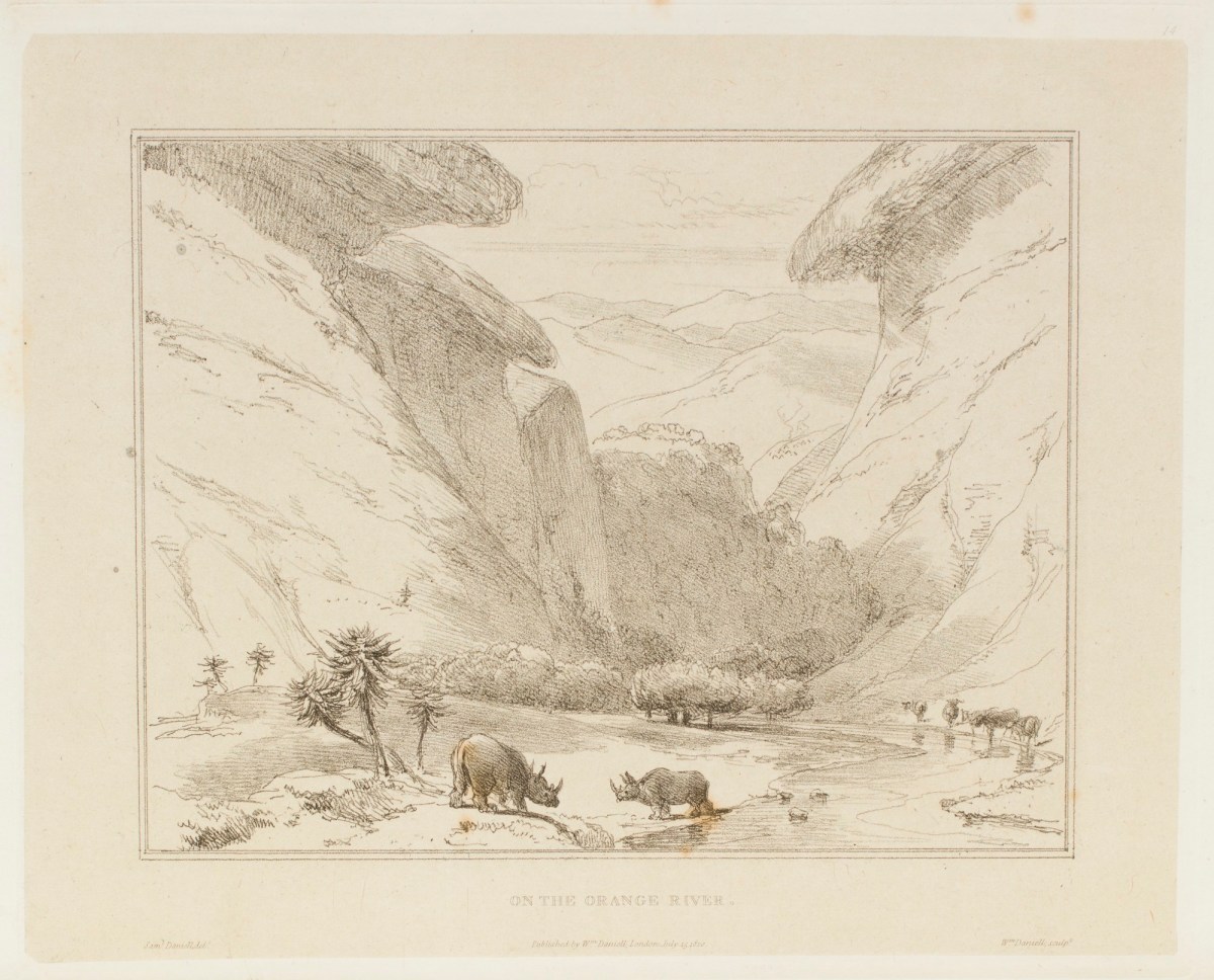 Samuel Daniell, View on the Orage river, or Gareep