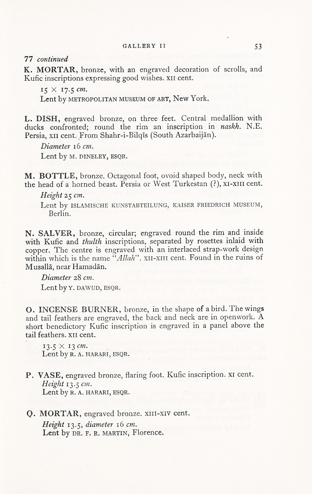 Page 81 of 1931 - International Exhibition of Persian Art