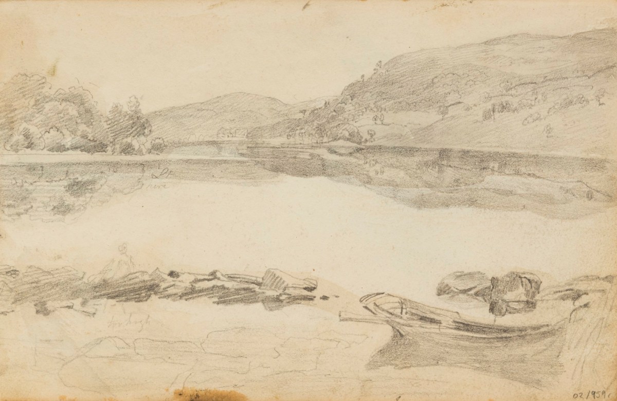 Philip Reinagle RA, Landscape with a lake