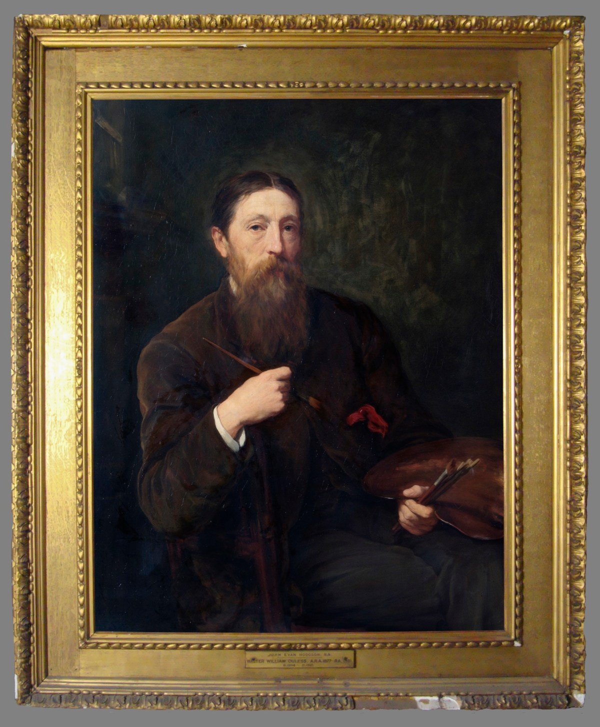 Unknown, Frame for Walter William Ouless RA 'Portrait of John Evan Hodgson, R.A.'