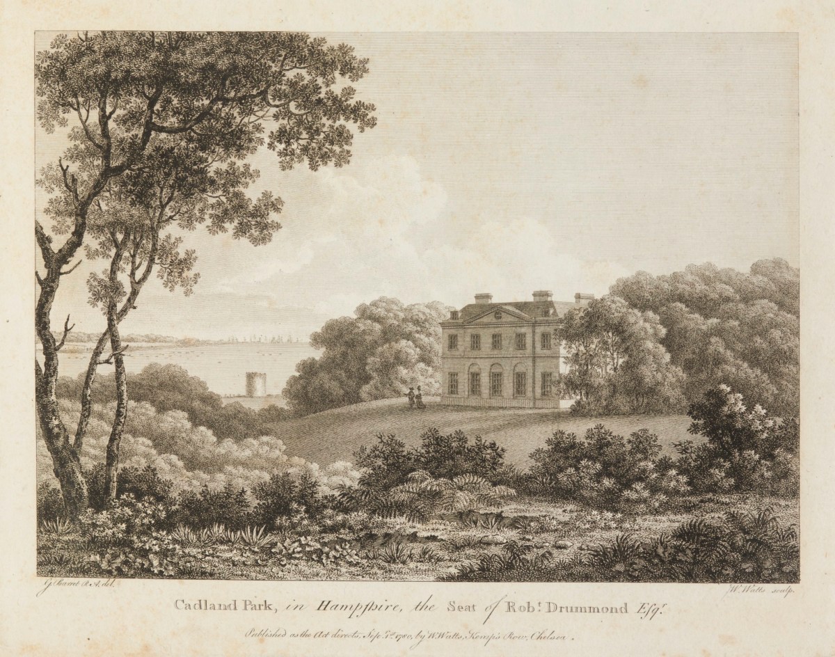 George Barret RA, Cadland Park, in Hampshire, the seat of R. Drummond Esq.