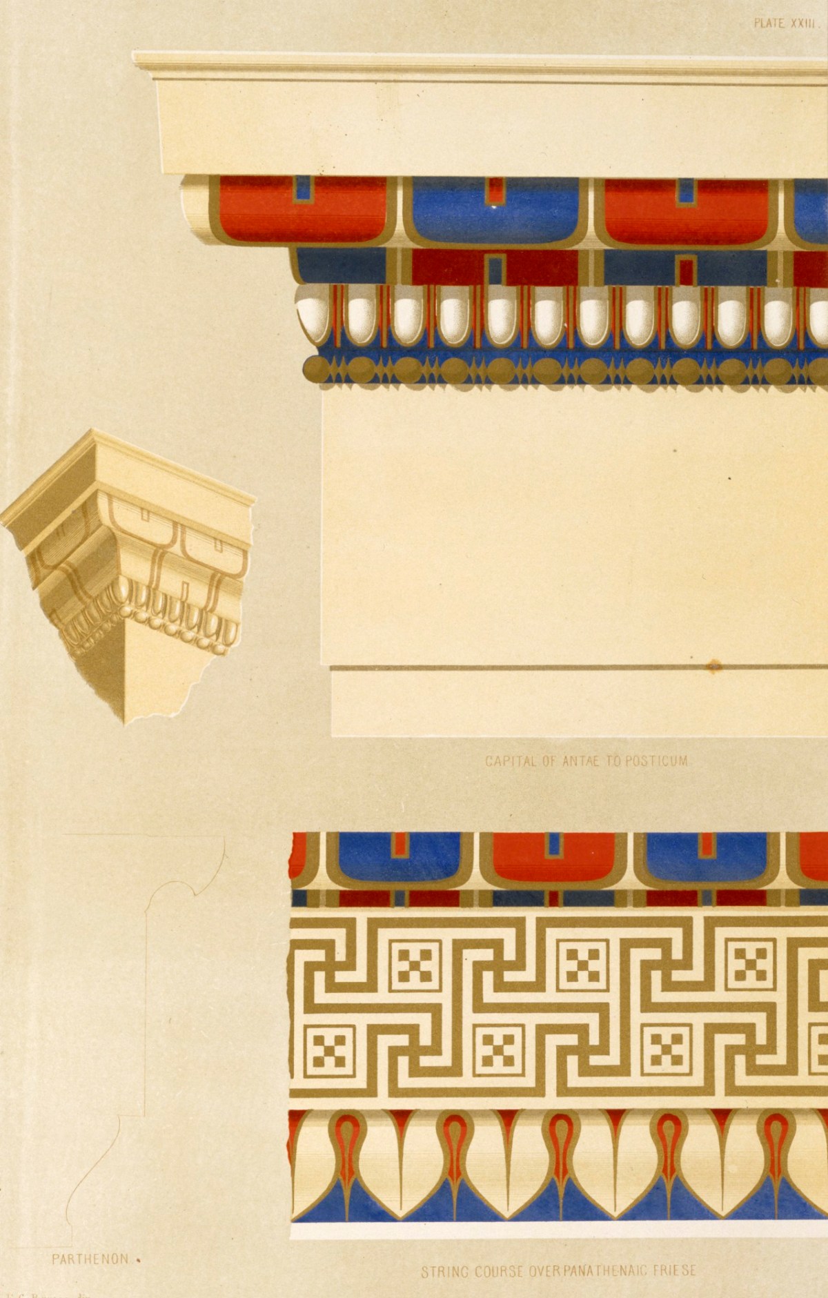 Francis Cranmer Penrose, Polychromy of the Parthenon