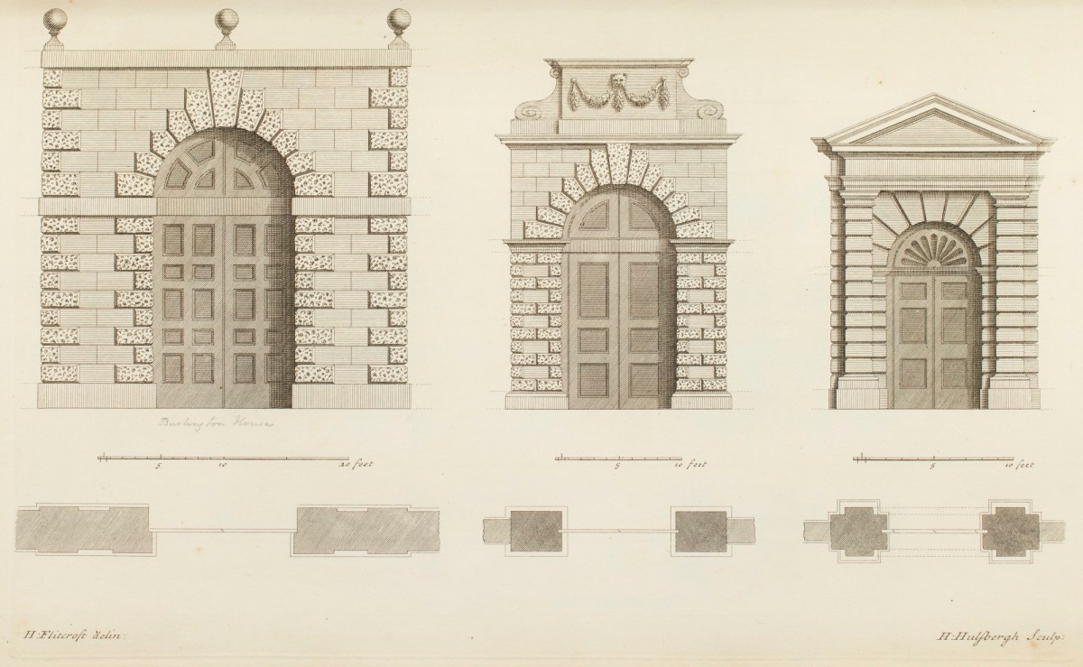 Inigo Jones, Rustic gates designed by the Earl of Burlington and Inigo Jones