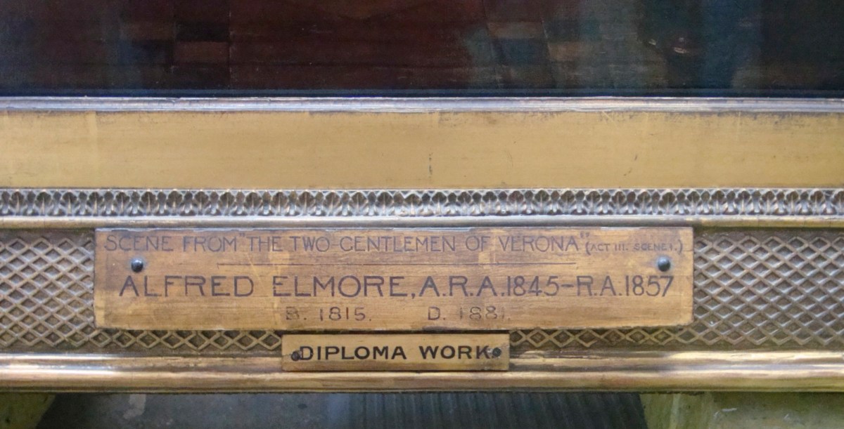 Unknown, Frame for Alfred Elmore RA 'Two Gentlemen of Verona'