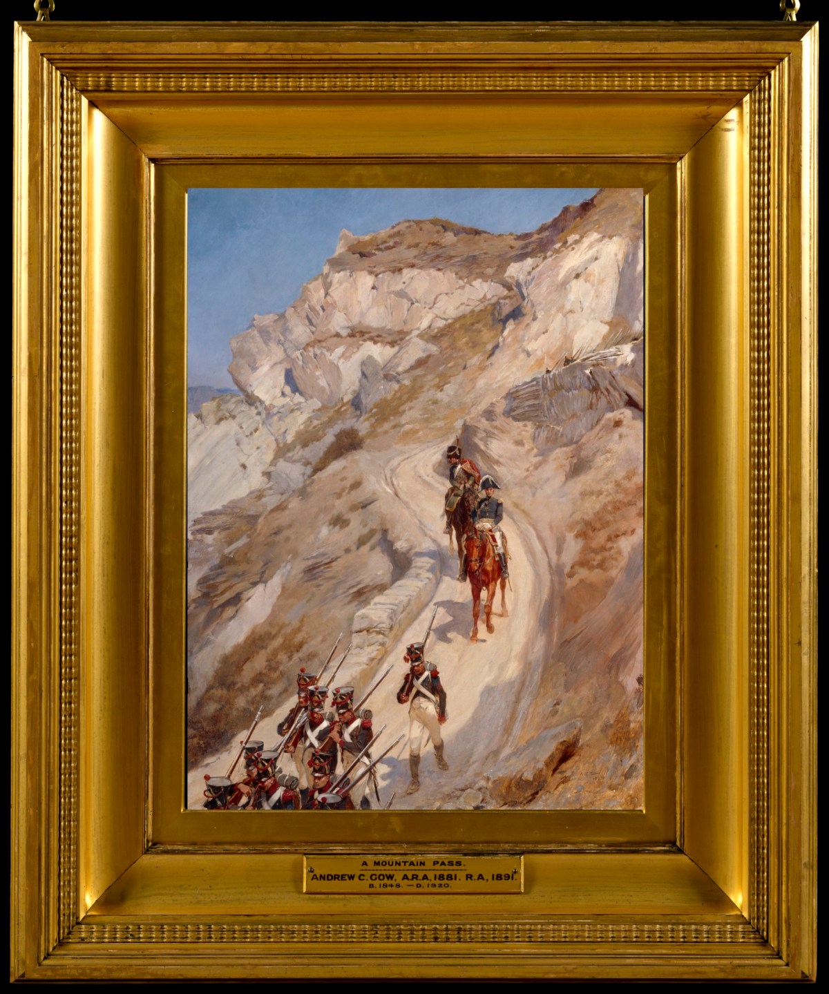 Unknown, Frame for Andrew C. Gow RA 'A Mountain Pass'