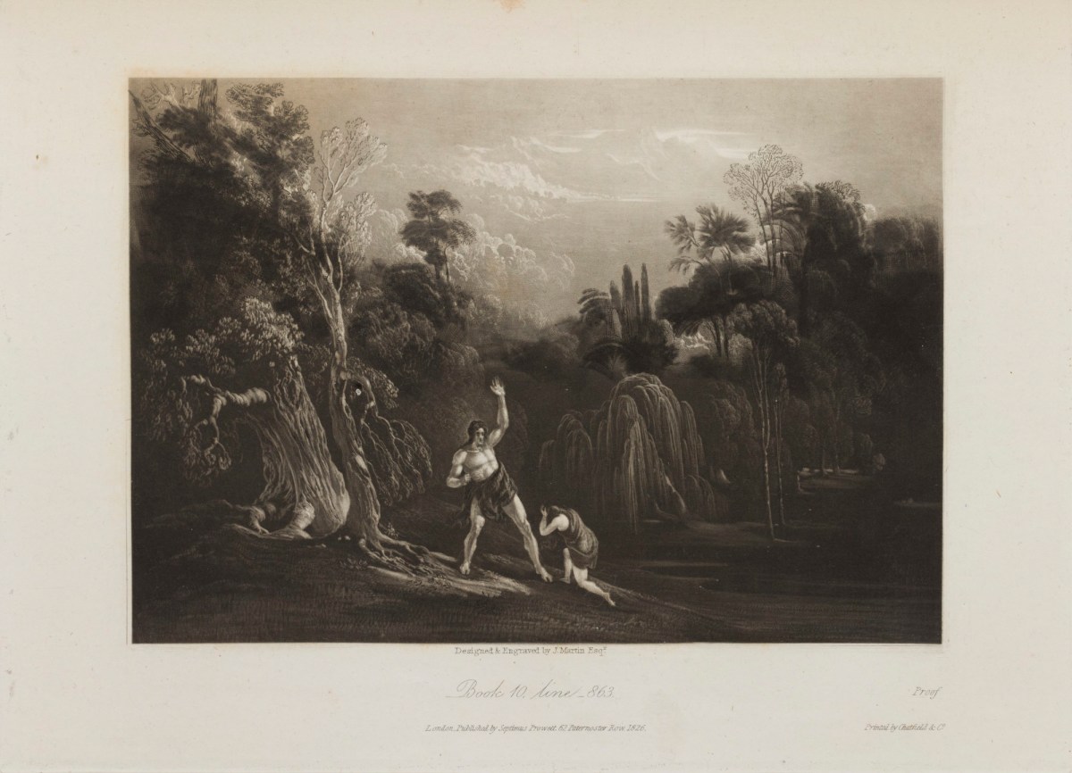 John Martin, Adam berates Eve