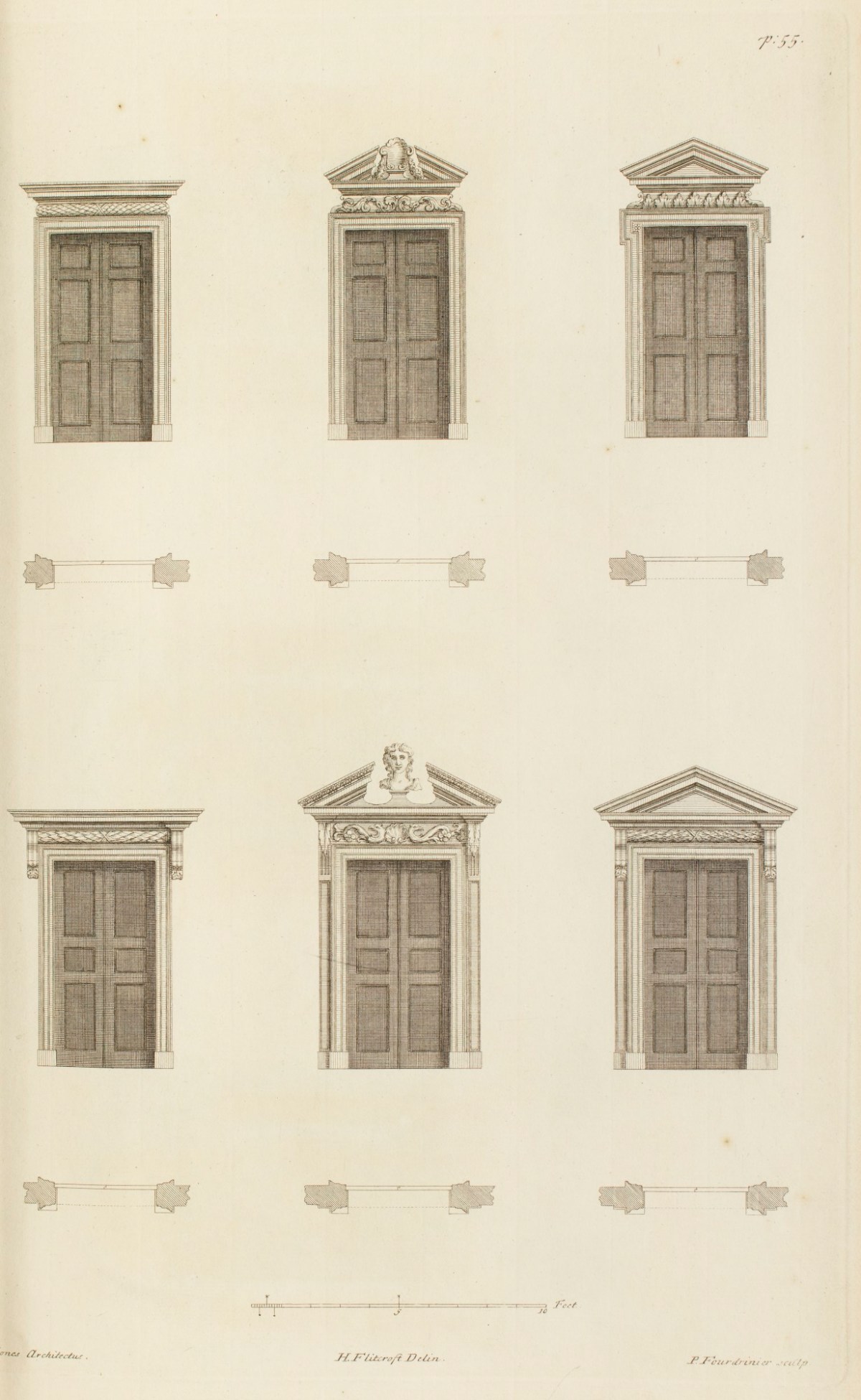 Inigo Jones, Design for doors
