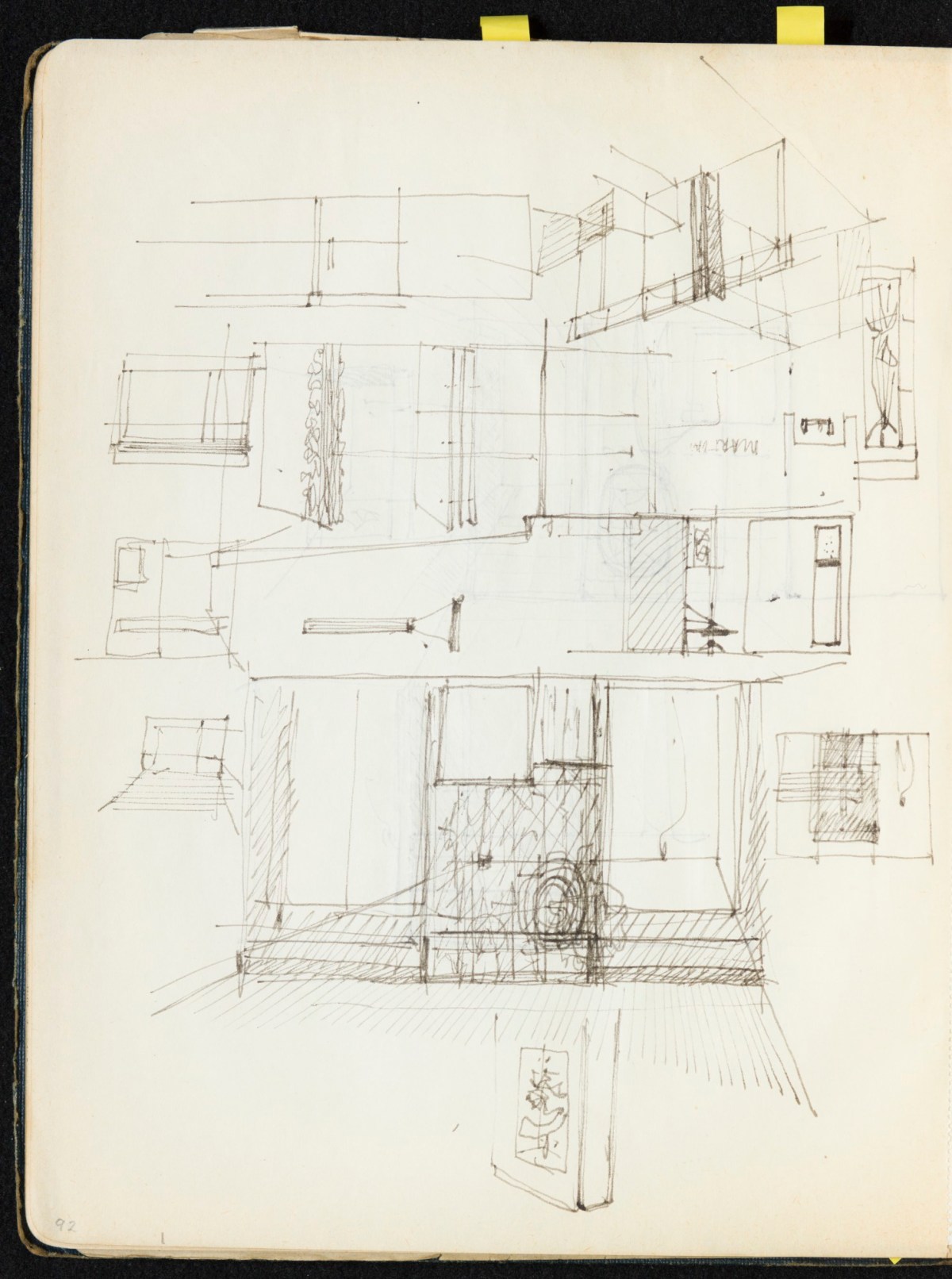 Sir Hugh Casson PRA, Britannia and Glyndebourne sketchbook