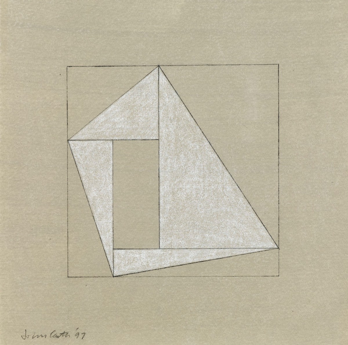 John Carter RA, Four Diagonals: Study No. 2