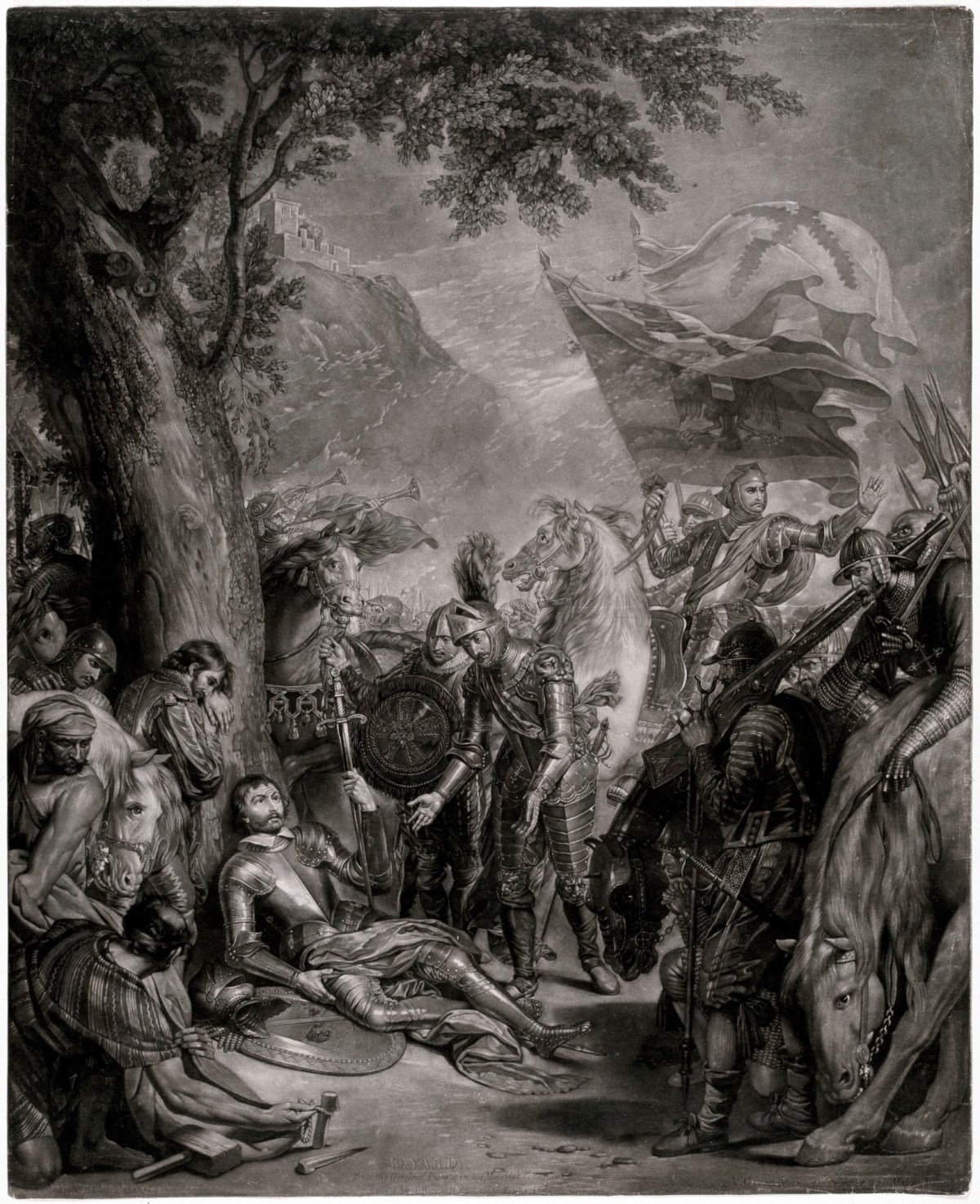 Benjamin West PRA, The Death of the Chevalier Bayard