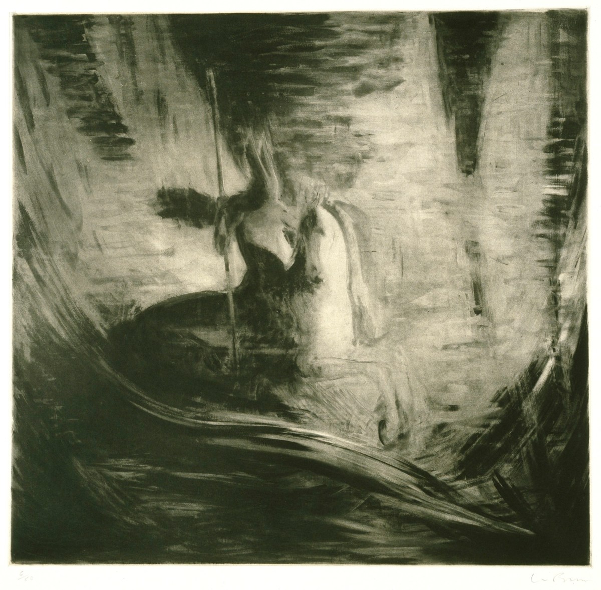 Sir Christopher Le Brun PPRA, The Rainbow Bridge, LX