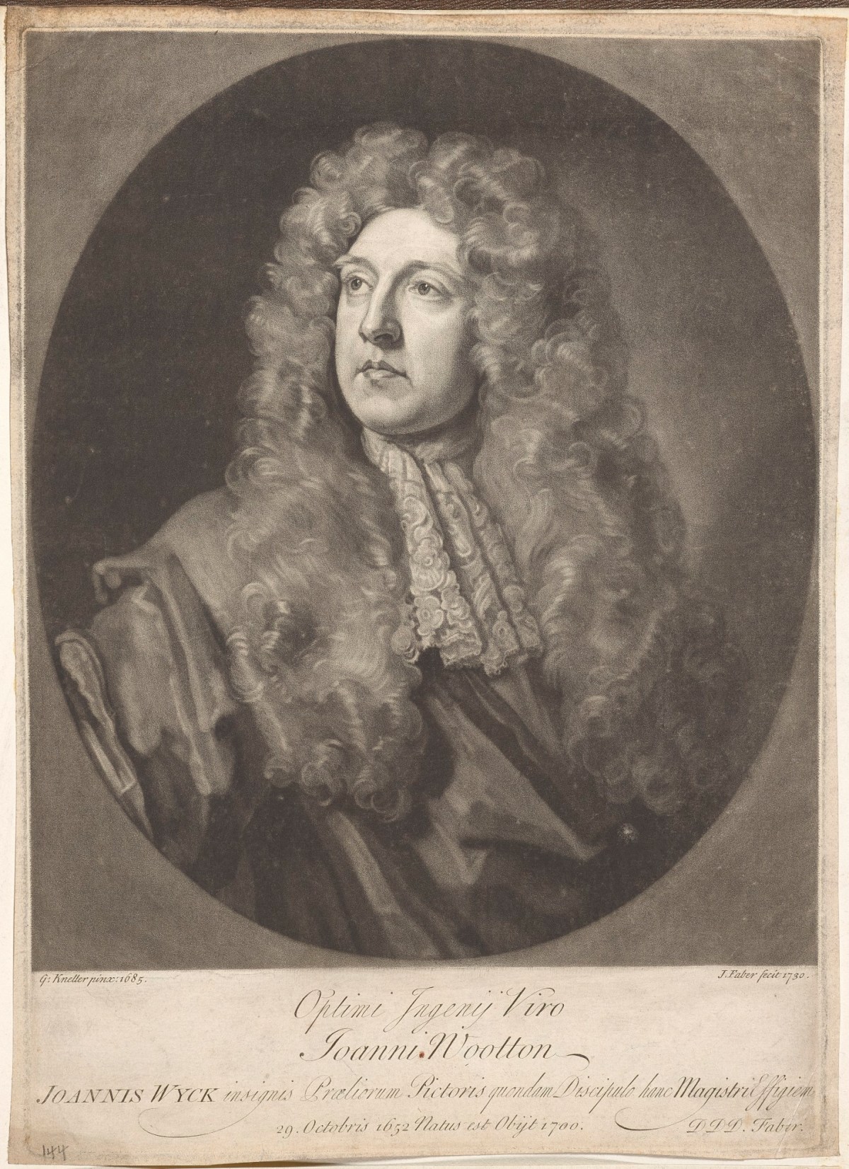 Sir Godfrey Kneller Bt., Jan Wyck