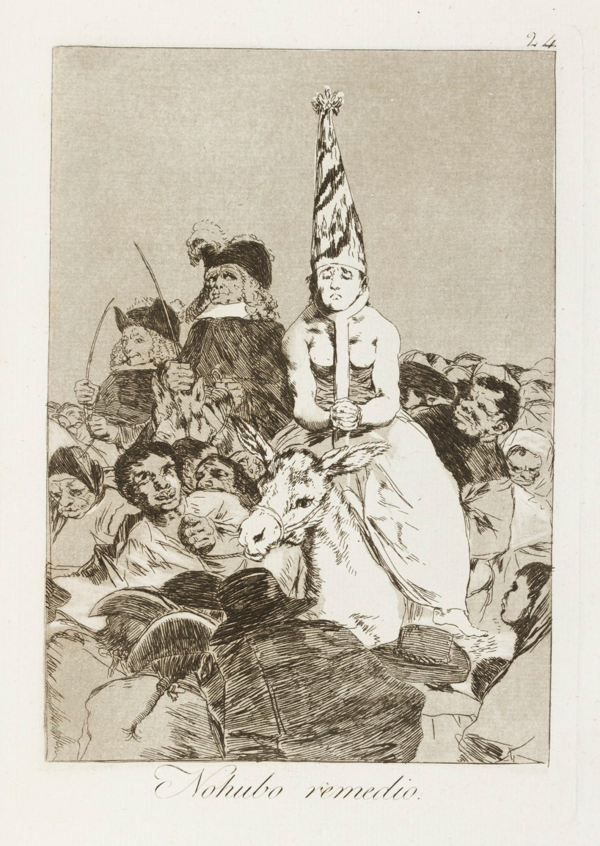 Francisco Goya, 'Nohubo remedio.'