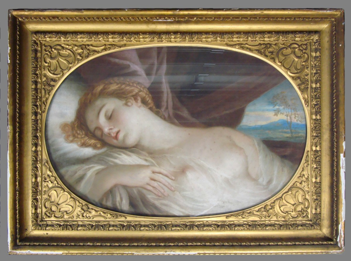 Unknown, Frame for Prince Hoare (attributed to) 'Woman Sleeping'