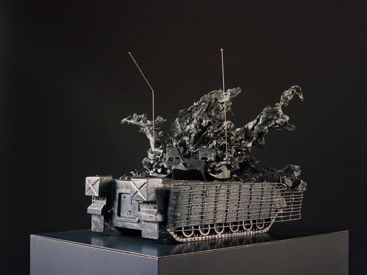 Tim Shaw RA, Tank on Fire (version 2)