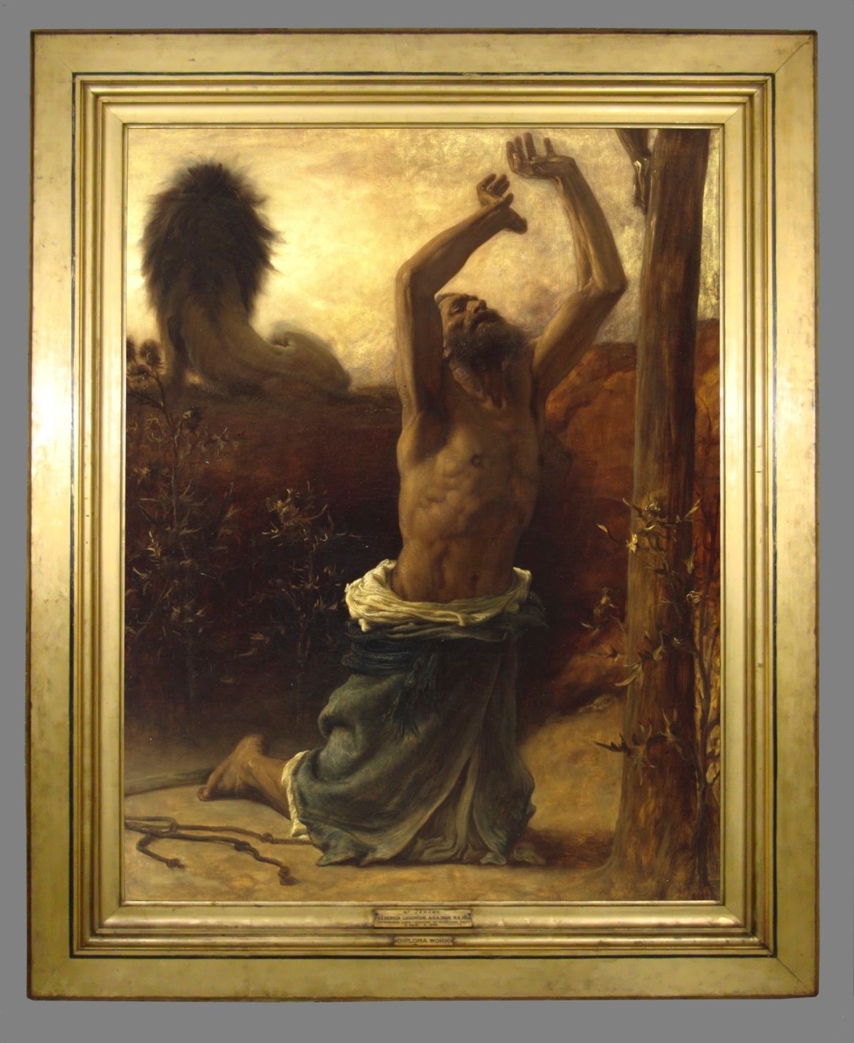 Unknown, Frame for Lord Leighton PRA 'Saint Jerome'