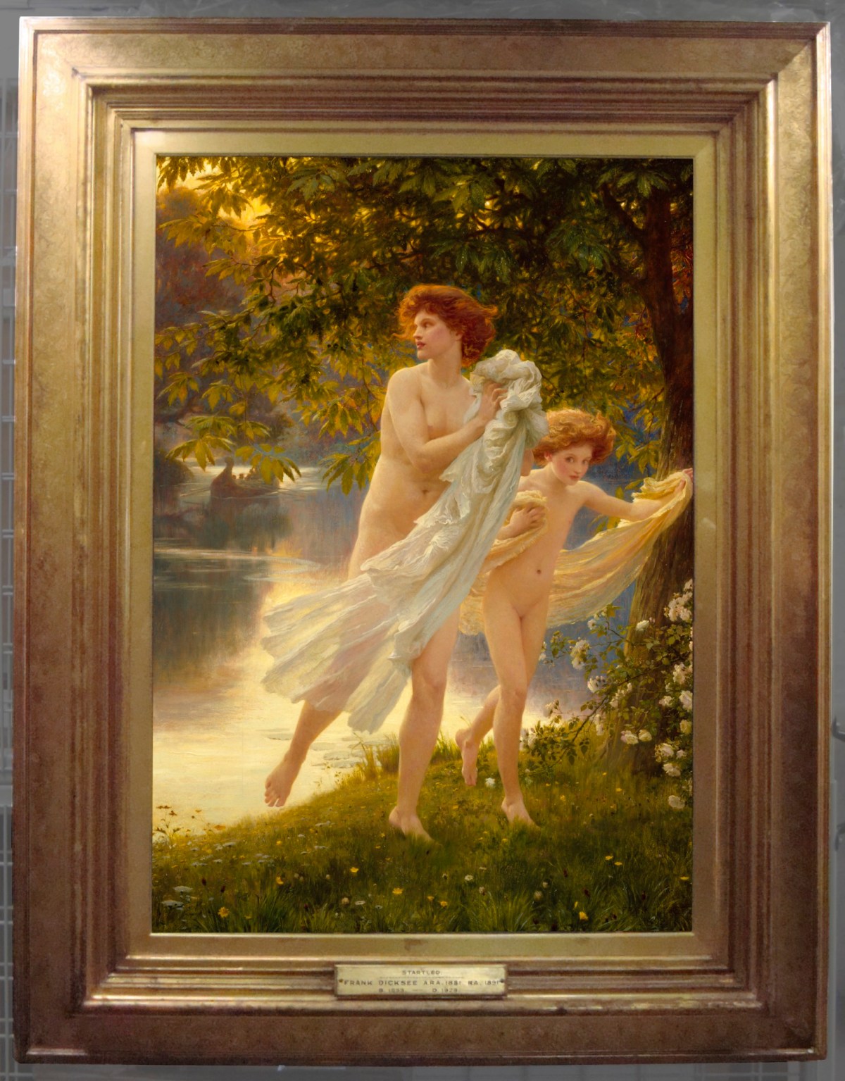 W.A. Smith - London and Nottingham, Frame for Sir Frank Dicksee PRA 'Startled'