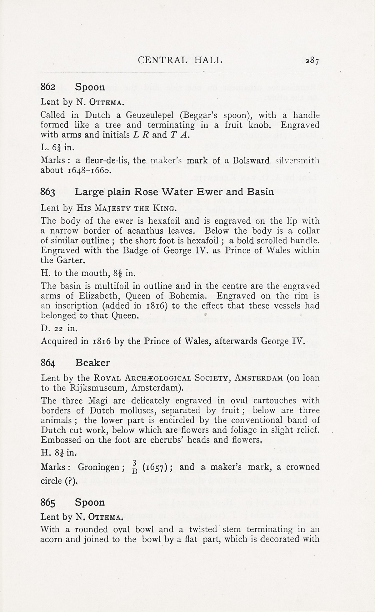Page 291 of 1929 - Exhibition of Dutch Art 1450-1900