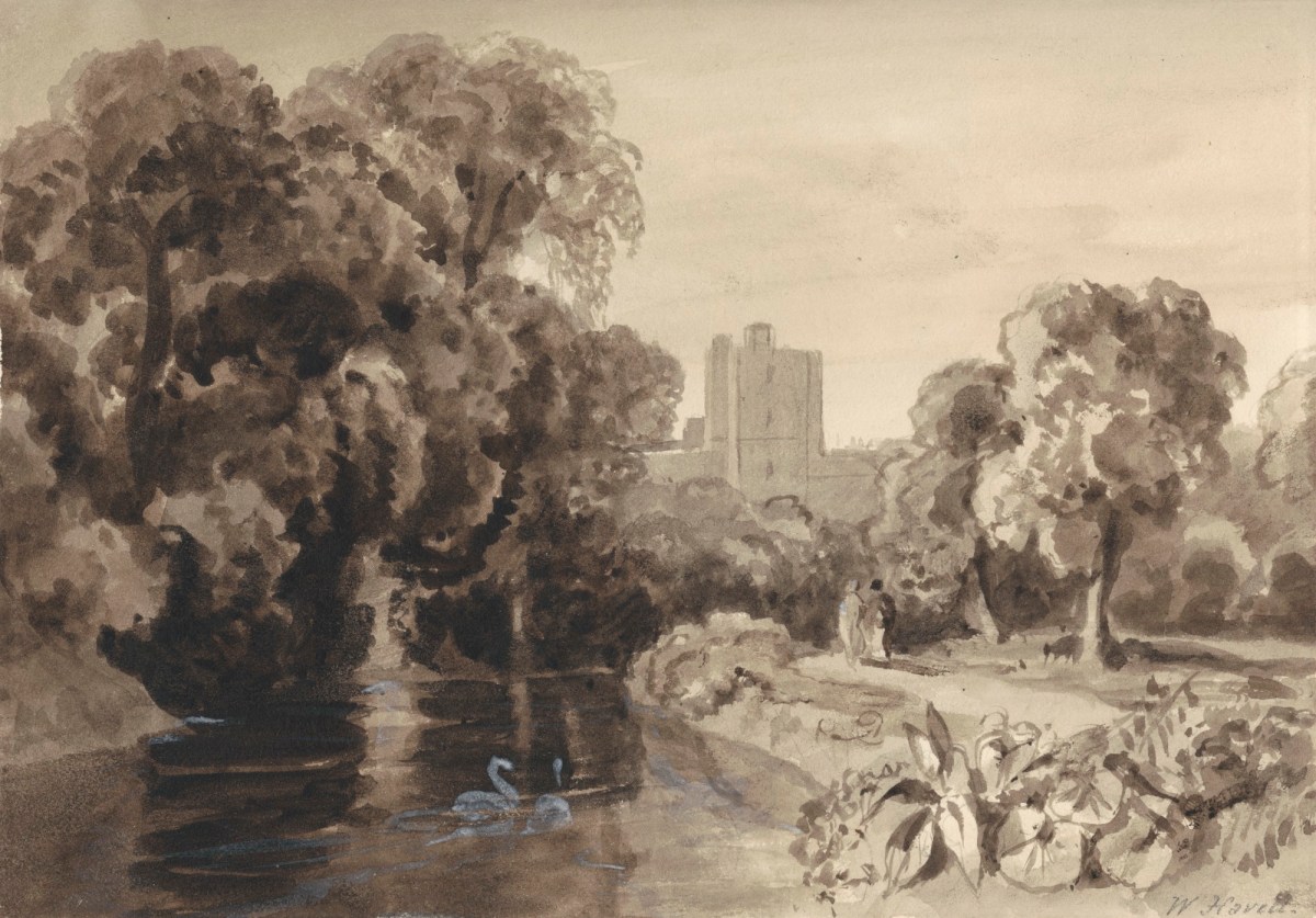 William Havell, A view of Winsdor from the Thames