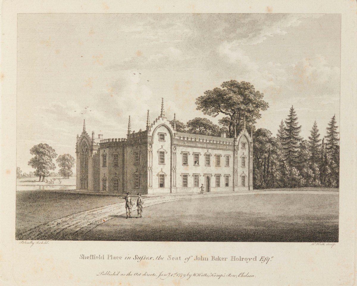 Paul Sandby RA, Sheffield Place in Sussex, the seat of John Baker Holroyd Esq.