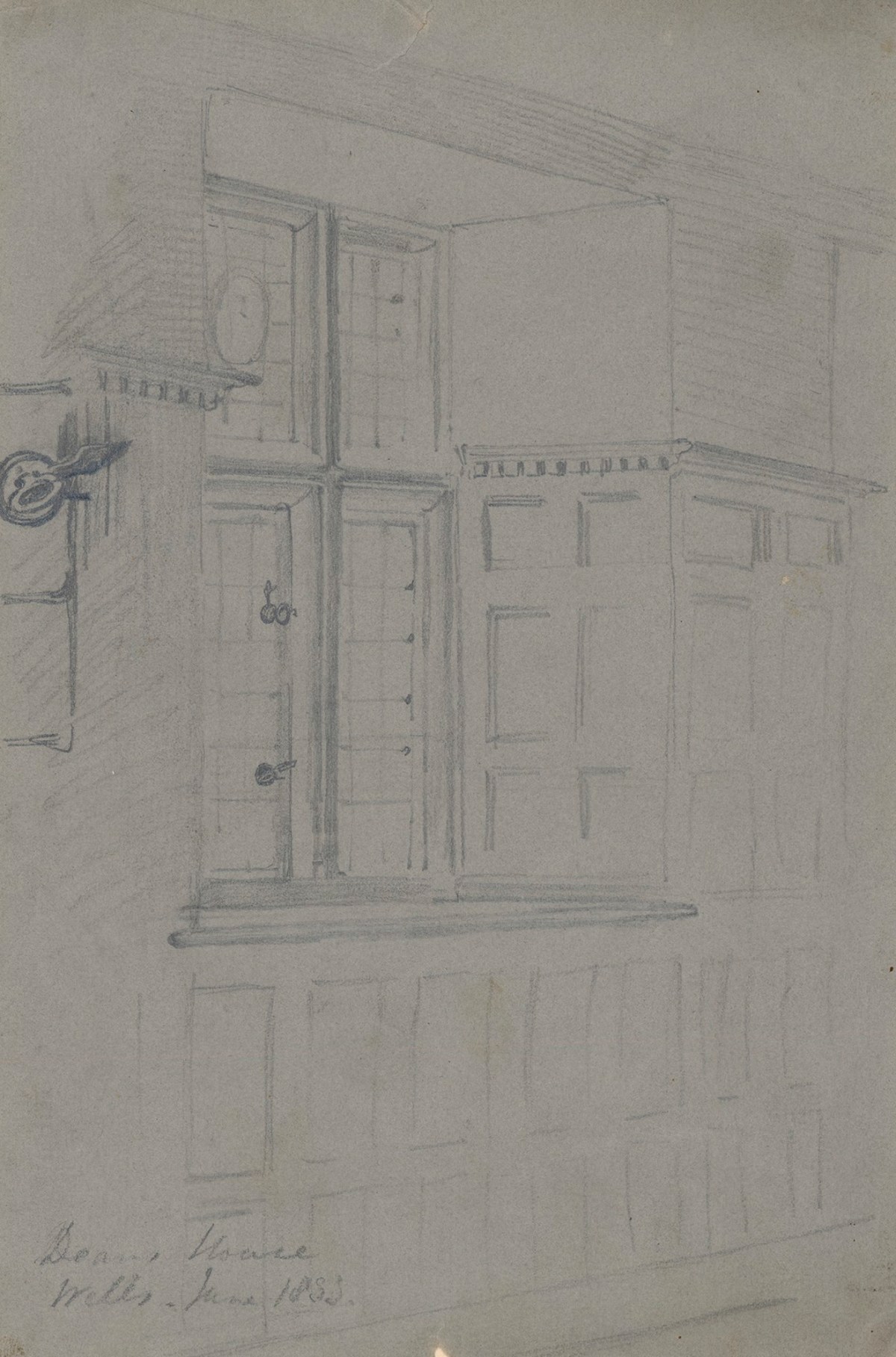 Solomon Alexander Hart RA, Interior of the Dean's House, Wells