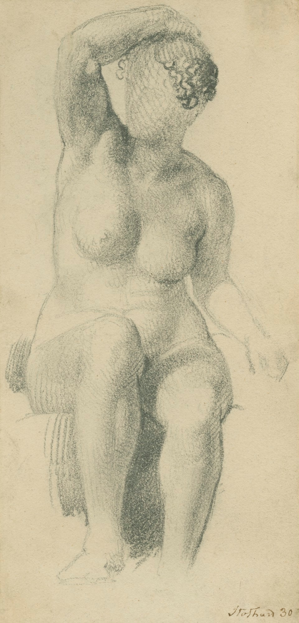 Thomas Stothard RA, Seated female nude