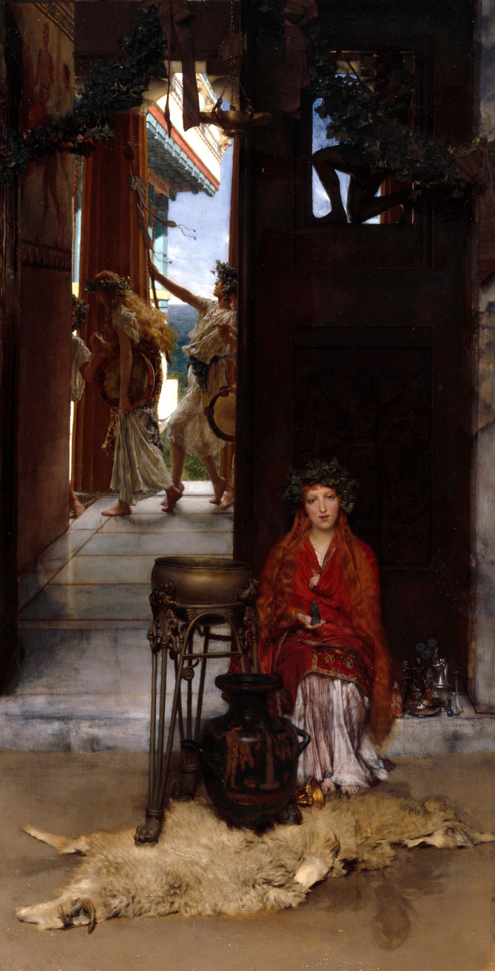 Sir Lawrence Alma-Tadema RA, The Way to the Temple