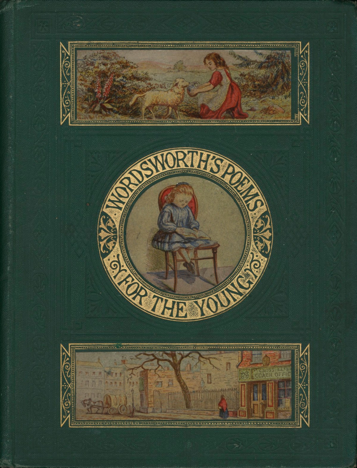 Unidentified designer, Upper cover of unsigned publisher's binding