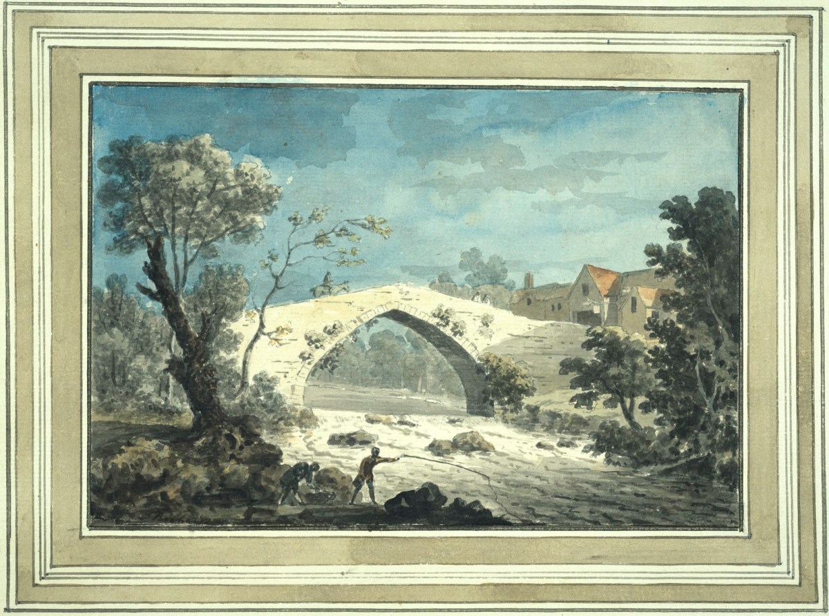 John Inigo Richards RA, The Bridge at Ivybridge, Devon