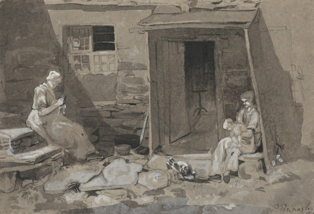 Philip Reinagle RA, Cottage at Ambleside, 1815