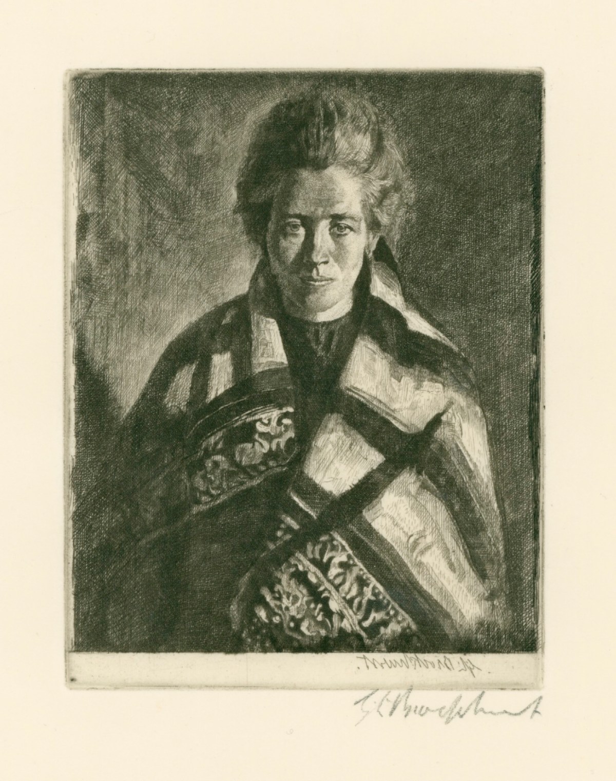 Gerald Leslie Brockhurst RA, A Ballynakill Woman