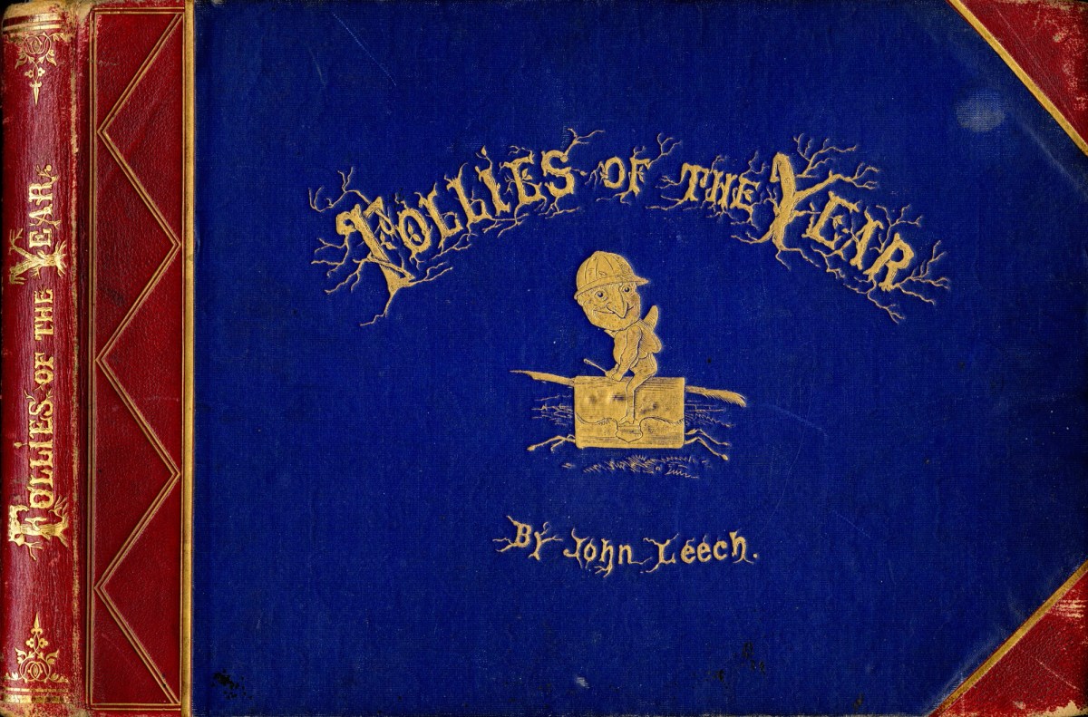John Leech, Upper cover and spine of publisher's binding