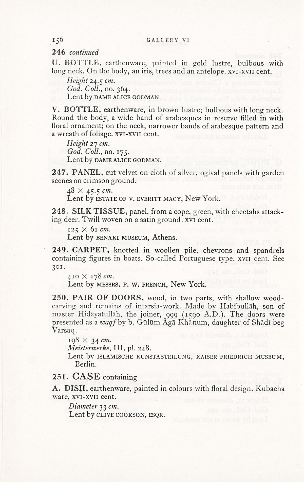 Page 184 of 1931 - International Exhibition of Persian Art
