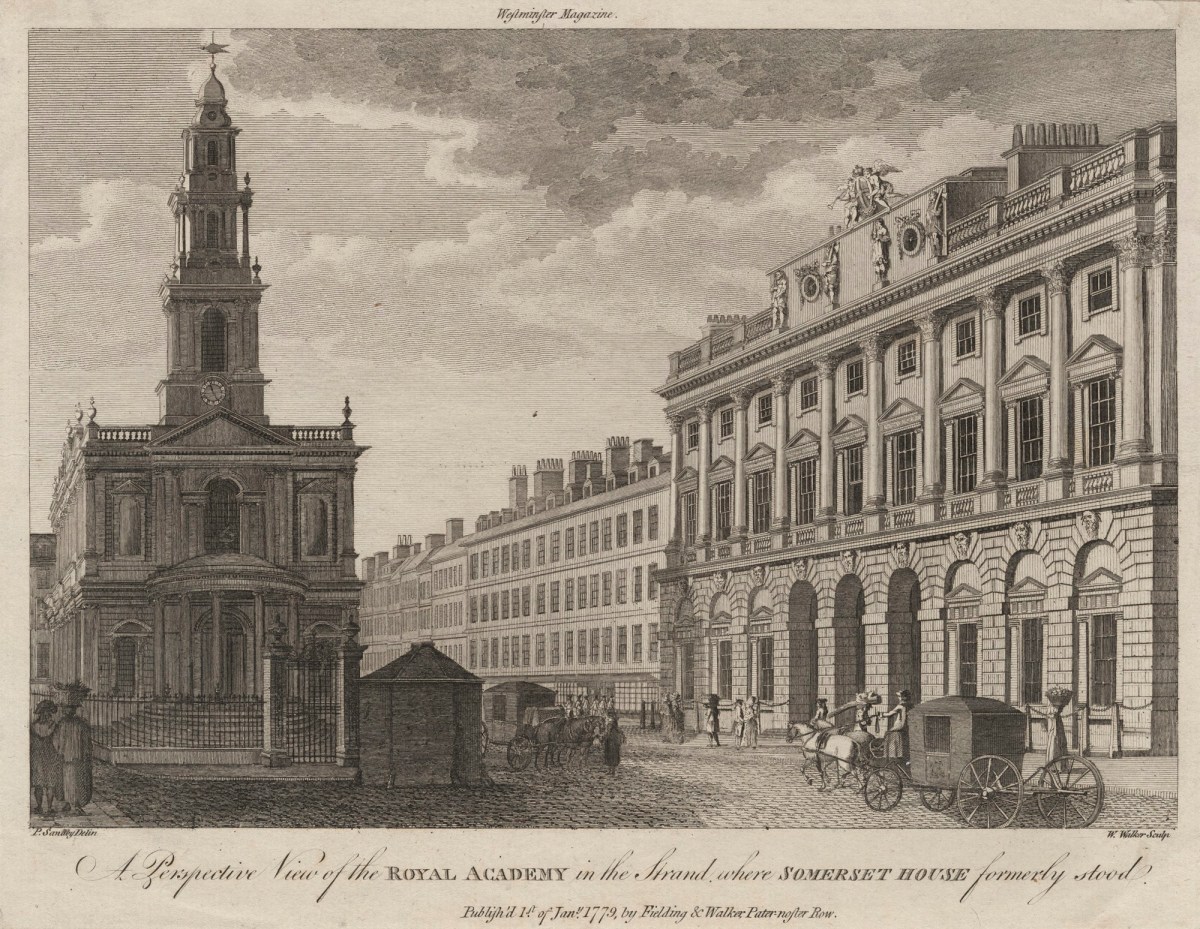 Paul Sandby RA, A Perspective View of the Royal Academy in the Strand ...
