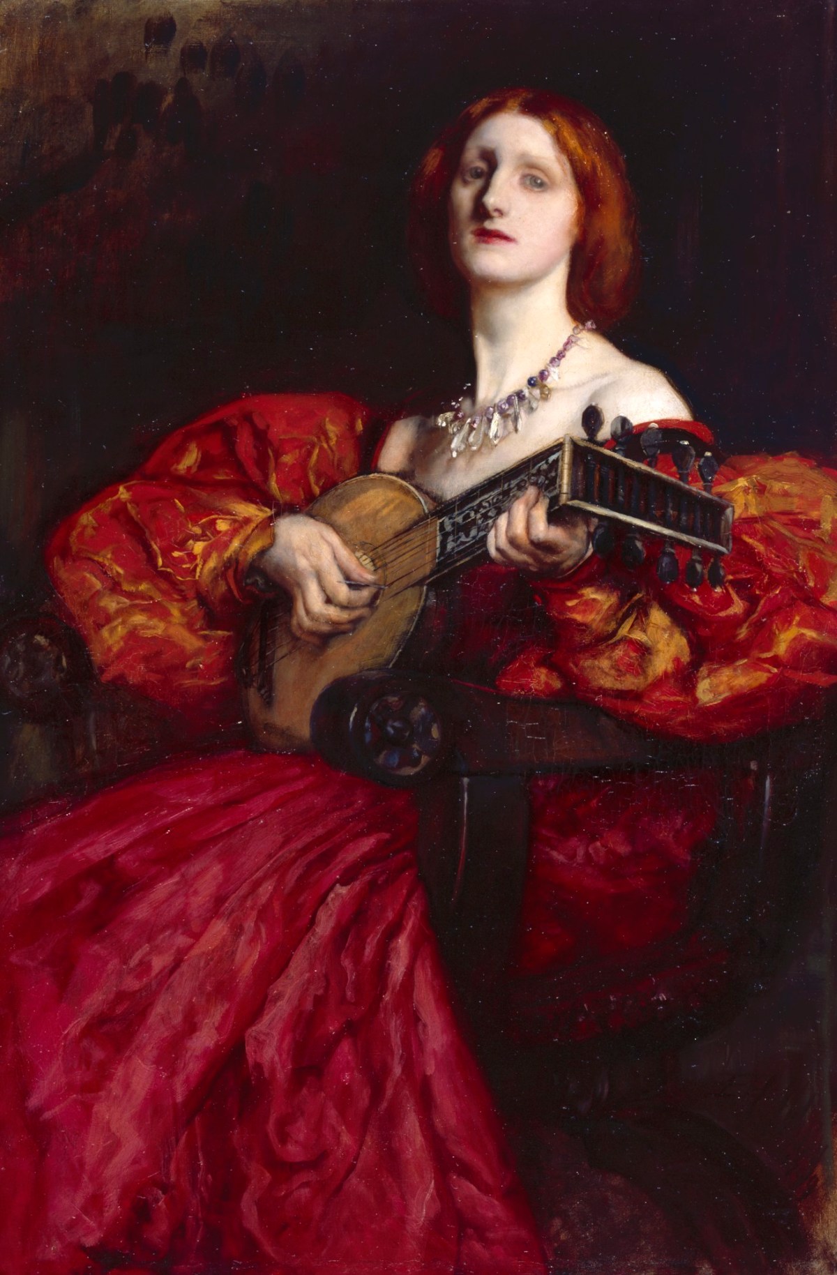 A Lute Player Works Of Art Ra Collection Royal Academy Of Arts