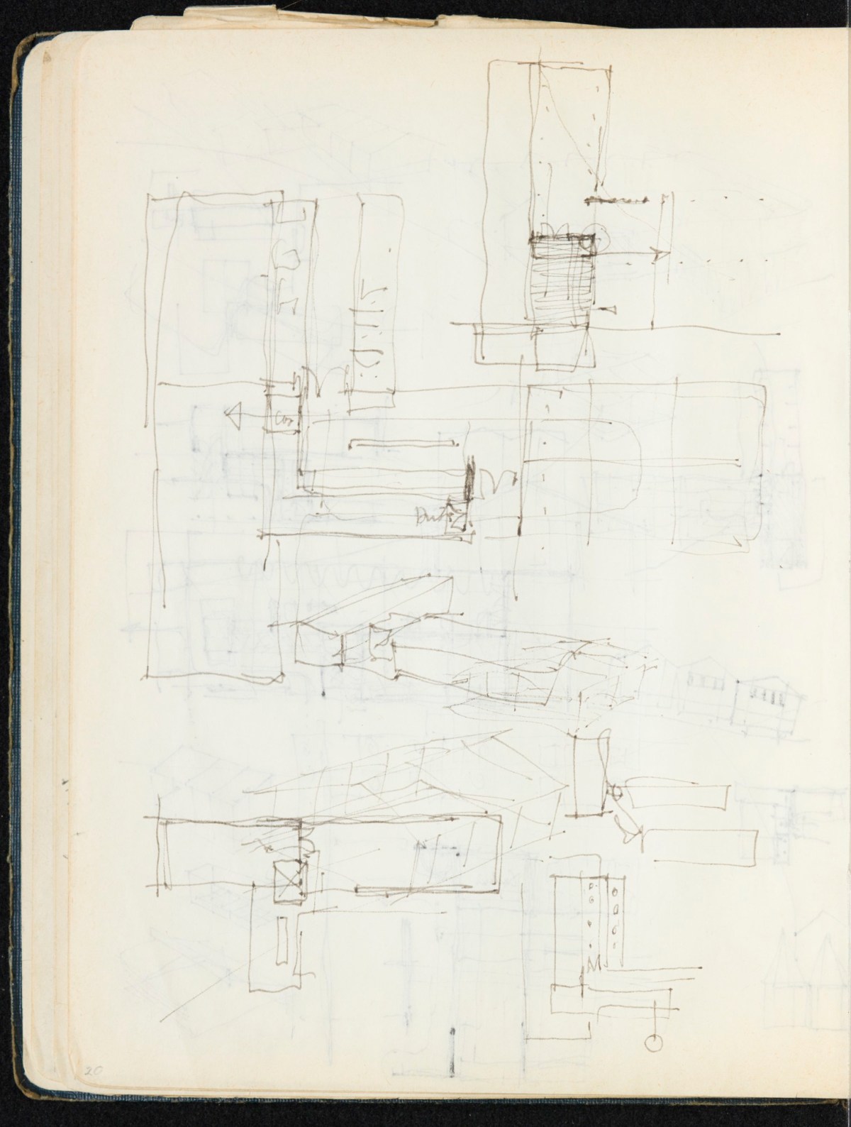 Sir Hugh Casson PRA, Britannia and Glyndebourne sketchbook