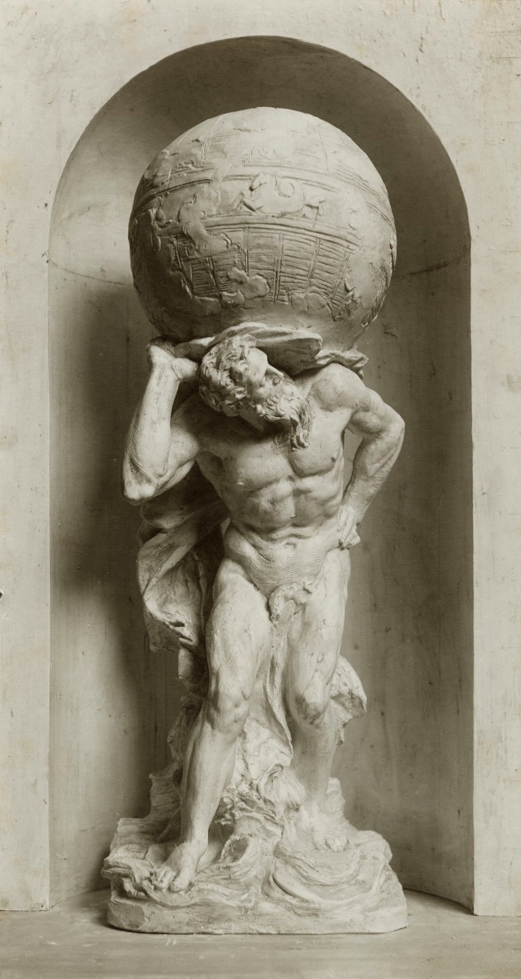 Paul Laib, Sketch model of a niche figure for Ashton Memorial, Lancaster