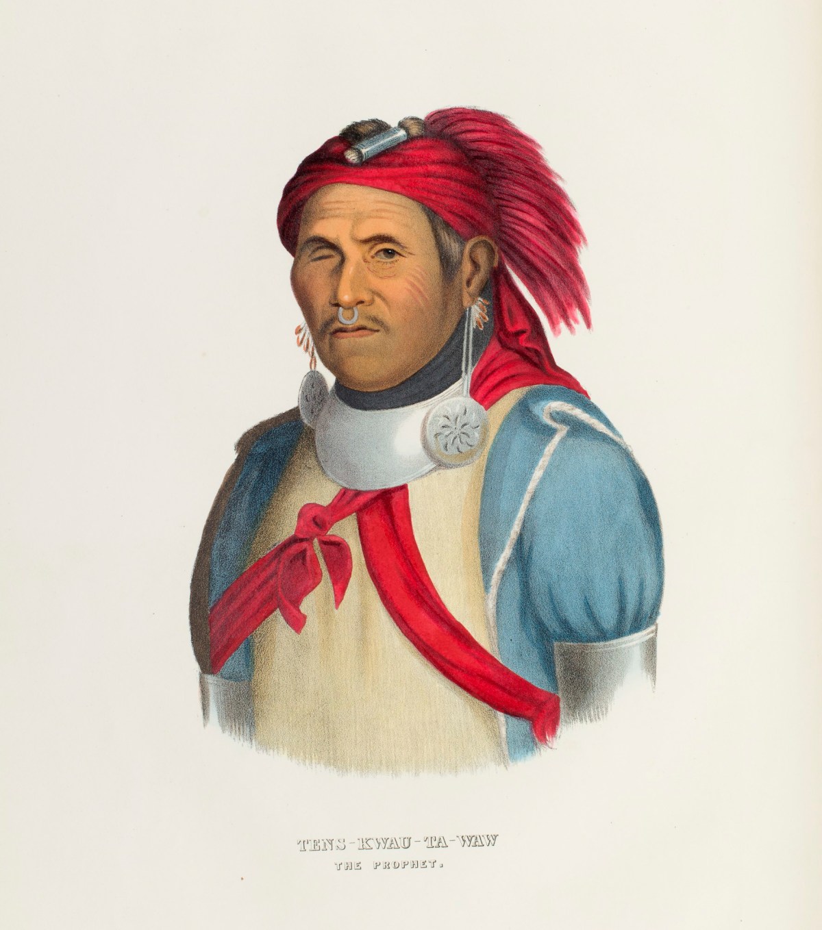 Charles Bird King, Tens - Kwau - Ta - Waw, The Prophet