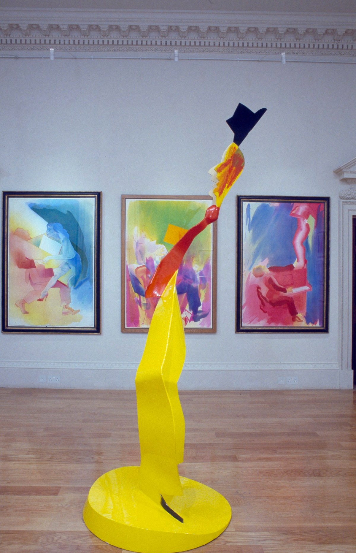 Marcus Leith, Allen Jones RA: Watercolours exhibition installation photographs