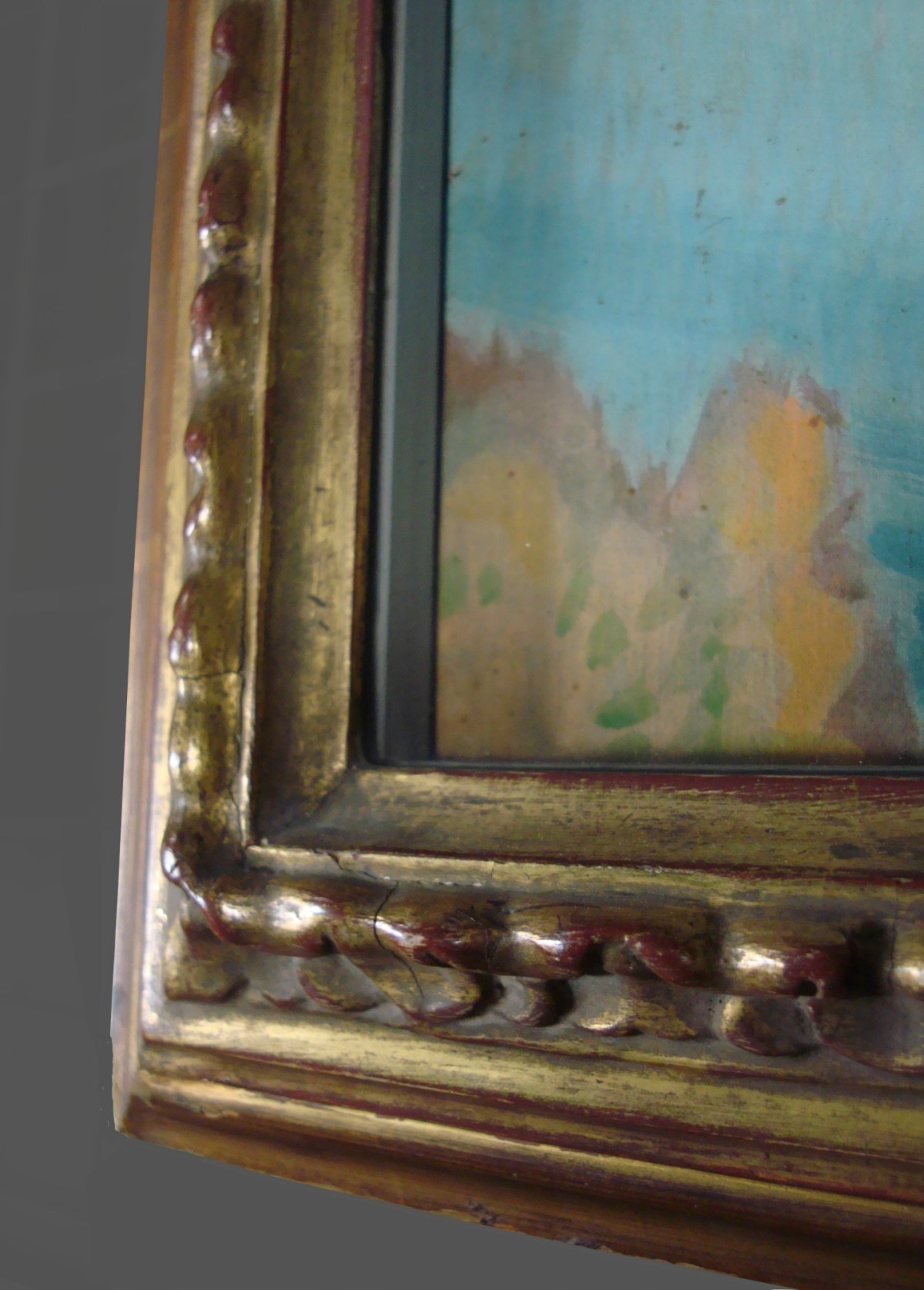 Unknown, Frame for Charles Gere RA 'Blue Lake at Sierre'
